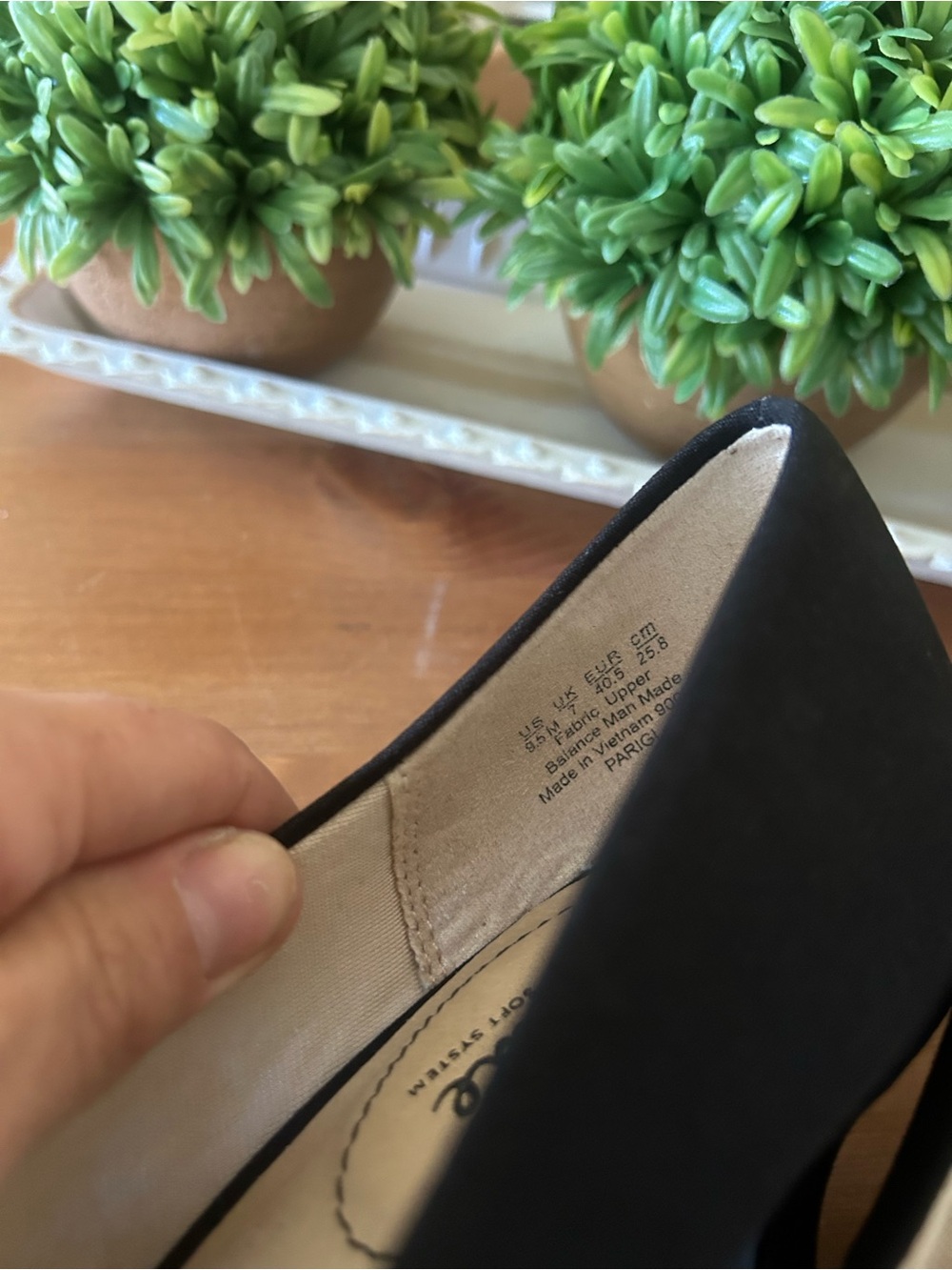 LifeStride Women's Parigi Pump 9.5 Black Cloth Pumps - Picture 5 of 9